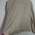 Linen And Lace‎ Mix Utility Jacket Size Large Chico's Size 2 Photo 10