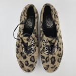 Vans  Leopard Animal Print Fuzzy Platform Ribbon Laces Size M6.0/W7.5 Photo 5
