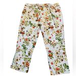 Disney Alice Through The Looking Glass Designer Collection Floral Cropped Pants Photo 6