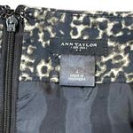 Ann Taylor  Pencil‎ Skirt Size 4 Leopard Pattern Lined Cotton Stretch 30X20.5 Photo 4
