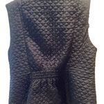 Roz & Ali LADIES Quilted Black Zip Up VEST size Large Photo 3