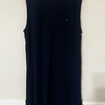 Tommy Hilfiger  | Navy Blue Ruffle Bottom Shift Dress | Size Small Photo 5