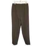Sag Harbor VINTAGE Dark Gray Pleated Women's Slacks With Black Belt Size 16, 33” Photo 9