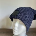 Love Your Melon  Monochrome Cable Knit Navy Beanie Photo 2