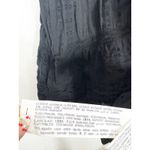 ZARA  Black Eyelet Ruffle Mini Dress Size Large Cotton Boho Whimsygoth Preppy Photo 6