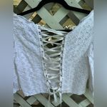 For Love & Lemons Sand Dollar Lace-Up Top Photo 7