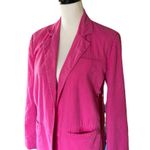 Eudon Choi Collective Oversized Pink Linen Open Blazer w/ Side Cutouts | EUC | 0 Photo 2