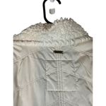prAna White Quilted Faux Fur Lined Sleeveless Casual Vest Jacket Women Sz M Photo 8