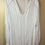 Free People NWT Large Tie Sleeve Peasant Long Tunic Boho Blouse Top Dress Rayon Photo 0