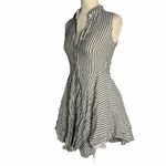 Moral Fiber  Button Front Striped Mini Dress 20PE Photo 3