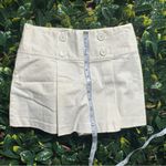 None Vintage White Mini Skirt Size Small Photo 8