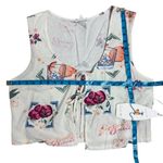 Cali 1850  Rayon Blend Casual Floral Fruit/Pants Top Set Size Large Photo 10