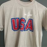 Vintage 1984 Olympic tee USA single stitch Size L Photo 1