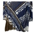 Chico's Touch of Cashmere Geo Tribal Glenda Tulip Hem Pullover Women's 2 L 12 Photo 2