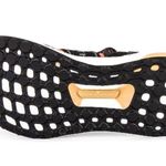 Adidas by Stella McCartney Ultraboost 3D Knit Sneaker in Black & Signal Orange Photo 2