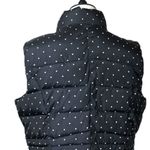 Charter Club  Vest Quilted Puffer Snap Closure Black Polka Dot Women’s Size PXL Photo 7