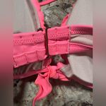 Victoria's Secret Victoria’s Secret Halter Bikini Top Scallop Twist Tie Coral SZ 36 DDD New Photo 5