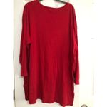 Victoria's Secret Vintage red pajama dress V neck embroidered women's size large Photo 10