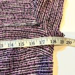 Karl Lagerfeld  Purple Tweed stretch  Midi Dress size 8 Photo 10