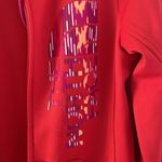 The North Face  Women’s Red Pink Full Zip Hoodie Multi Colored Logo pockets M‎ Photo 3