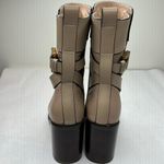Stuart Weitzman  Joplin Pebbled Boots in Beige Photo 3