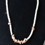 Source Unknown Vintage Vacation Ready Puka/Snail Stacked Shells Unique 16" Choker Necklace Photo 0