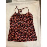 J. Crew Flamingo Racerback Cami Style Top 2 NEW Whimsy Dopamine Cozy Preppy Twee Blue Photo 2