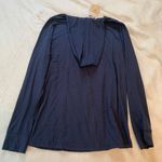 NWT Vansport Lightweight Hoodie Shirt Navy Blue Size XS Photo 1