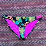 Body Glove  BLACK FLORAL PINEAPPLE LOW RISE BIKINI BOTTOMS Photo 0