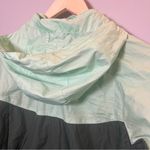 Nike Vapor Running Full Zip Jacket Size M Removable Hood Mint Green/Gray Photo 6