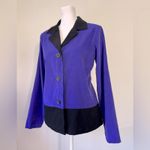 Notations Vintage Y2K  Petite Purple & Black Single Breasted Blazer Photo 1