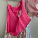 Neubyrne Opal Sequin One Shoulder Mini Dress Pink Size XS Photo 5