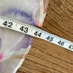 Storia  ruffled tiered chiffon floral dress size m Photo 8