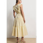 Derek Lam  Tiered Ruffle Midi Dress Size 6 Cotton Cottage Sundress Designer $420 Photo 2