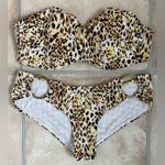 Victoria's Secret Victoria Secret  34D S Very Sexy Rio Twist Jungle Cat Bandeau Bikini Photo 0
