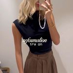 Reformation Lindy Black Tank L Photo 4