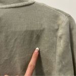 Brandy Melville John Galt Light Green Velour Sweatshirt Photo 7