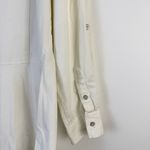 Lola P Embroidered White Cotton Boho Western Floral Button Front Top Size Large Photo 8