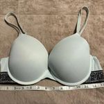 Victoria's Secret PINK Wear Everywhere Pushup Bra Size 36C Sparkle Underwire Blue Photo 8