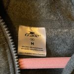 Gray Scuba cropped Hooded Sweatshirt Size M Photo 1