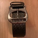 Michael Kors MICHAEL Green Metallic Leather Belt M Photo 0