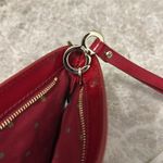 Kate Spade Red Patent Leather Zipper Clutch Wristlet Wallet Photo 5