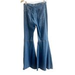 We The Free People Jeans Womens Size 30 Just Float On Flare Retro Bell Bottom Photo 1