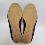 Talbots  Suede Leather Wedge Lace Up Ankle Booties Brown Size 8M Photo 7