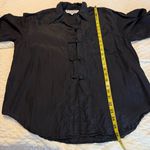 Petite Sophisticate Vintage Sophisticates Petites by Jonathan Martin 100% Silk Blouse Black Sz Med Photo 9