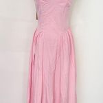 Rihoas pink midi dress with corset style top and pleated skirt dress Photo 0