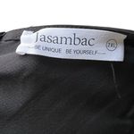 Jasambac Women'sā 2XL Elegant Black Jumpsuit Tie Front Party Going Out Neutral Size undefined Photo 4