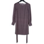 Loft NWT Women's XS Long Sleeve Floral Print Tie Waist Dress Business Casual NEW Photo 2