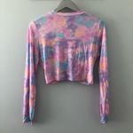 Love Shack Fancy  x Beach Riot Long Sleeve Tie Dye Crop Top Photo 2