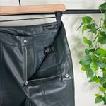 BLANK NYC The Baxter Ribcage Straight Leg Dark Green Vegan Leather Pants size 28 Photo 9